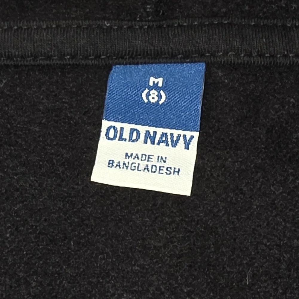 Old Navy Boy's Black Hoodie with Game Controller Print Size M (8) AE-2119
